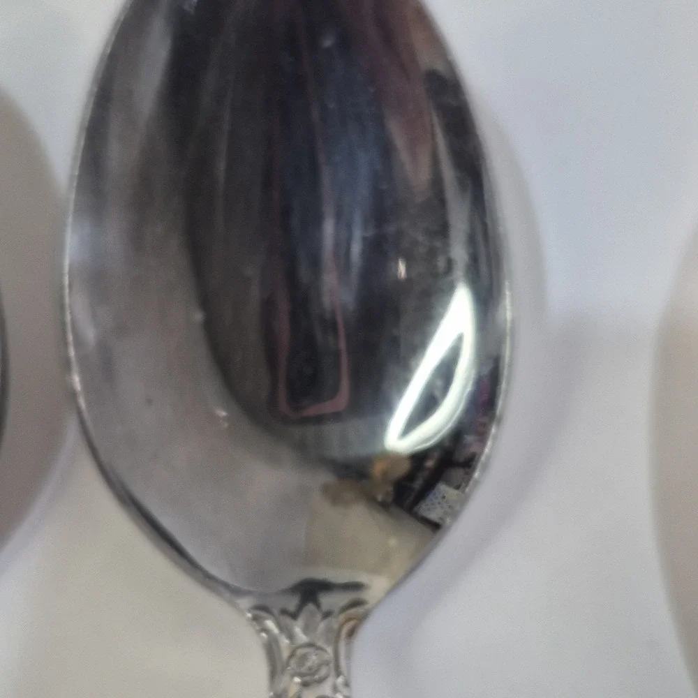 1974 Sears Stainless Steel Ellen Vance Spoon Set, Silver, Glossy, 4 Pieces Read